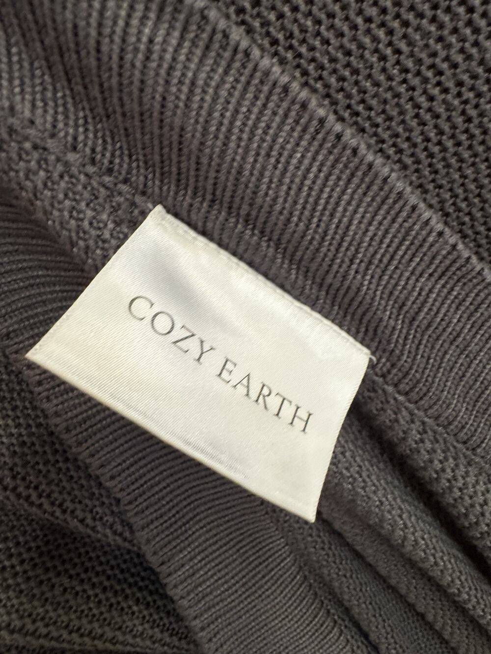 Cozy Earth Cloud Knit Charcoal King Size Blanket